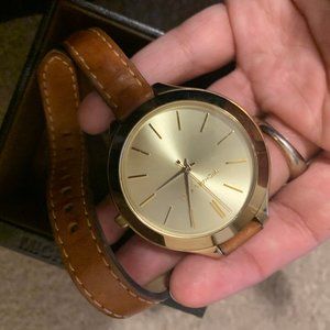 Michael Kors Slim Runway Double Wrap Watch